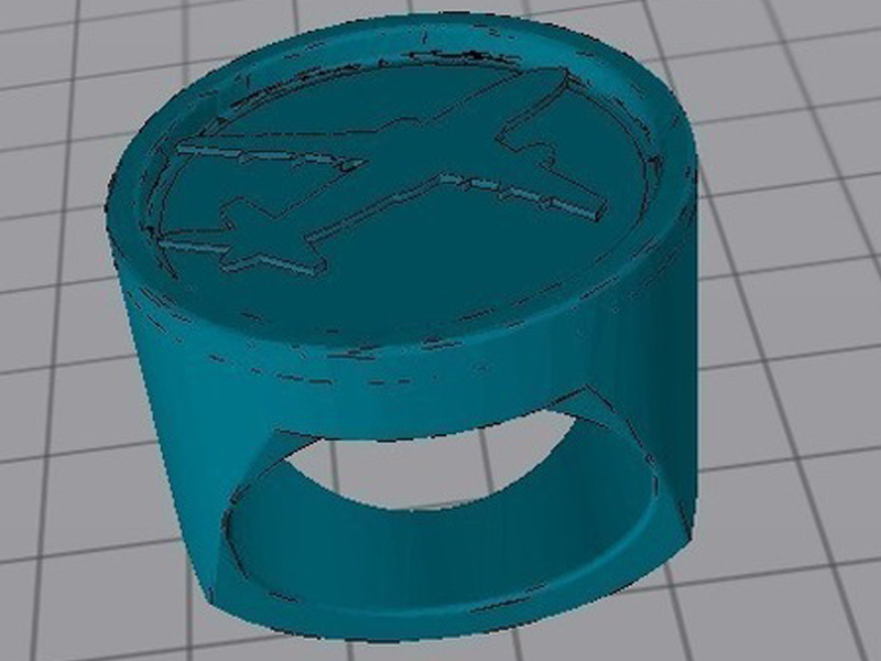 喷气式飞机手镯3D打印模型免费STL文件下载-深圳市博易特智能科技有限公司