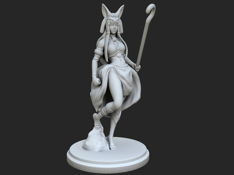 埃及女神3D打印模型免费STL文件下载-深圳市博易特智能科技有限公司