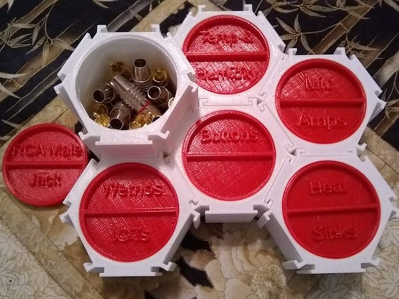 参数化六角容器3D打印模型免费STL文件下载-深圳市博易特智能科技有限公司