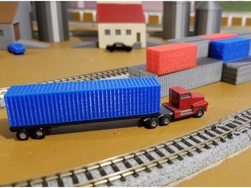 货柜车3D打印模型免费STL文件下载-深圳市博易特智能科技有限公司