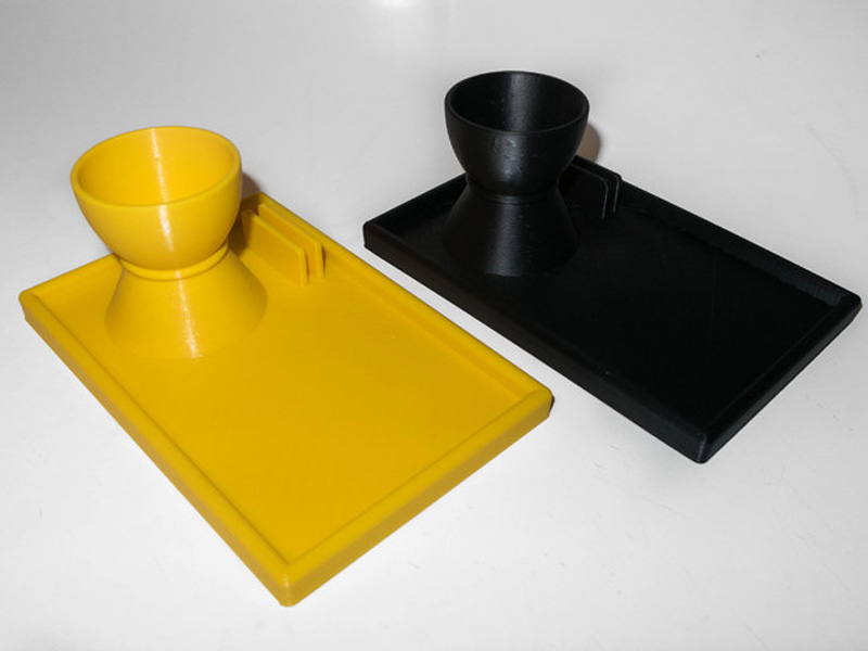 带汤勺架的蛋杯3D打印模型免费STL文件下载-深圳市博易特智能科技有限公司