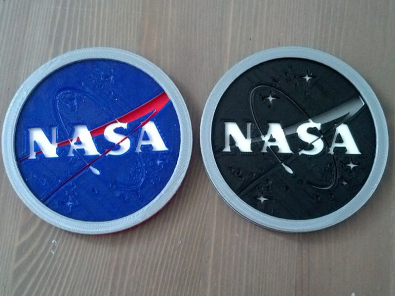 NASA饮料杯垫3D打印模型免费STL文件下载-深圳市博易特智能科技有限公司