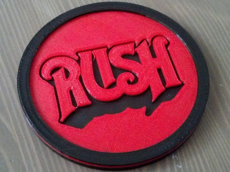 RUSH饮料杯垫3D打印模型免费STL文件下载-深圳市博易特智能科技有限公司