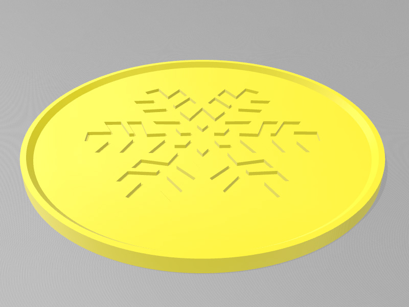 雪花饮料杯垫3D打印模型免费STL文件下载-深圳市博易特智能科技有限公司