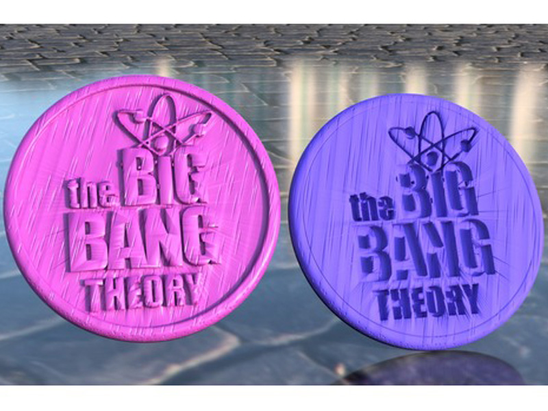The Big Bang Theory饮料杯垫3D打印模型免费STL文件下载-深圳市博易特智能科技有限公司