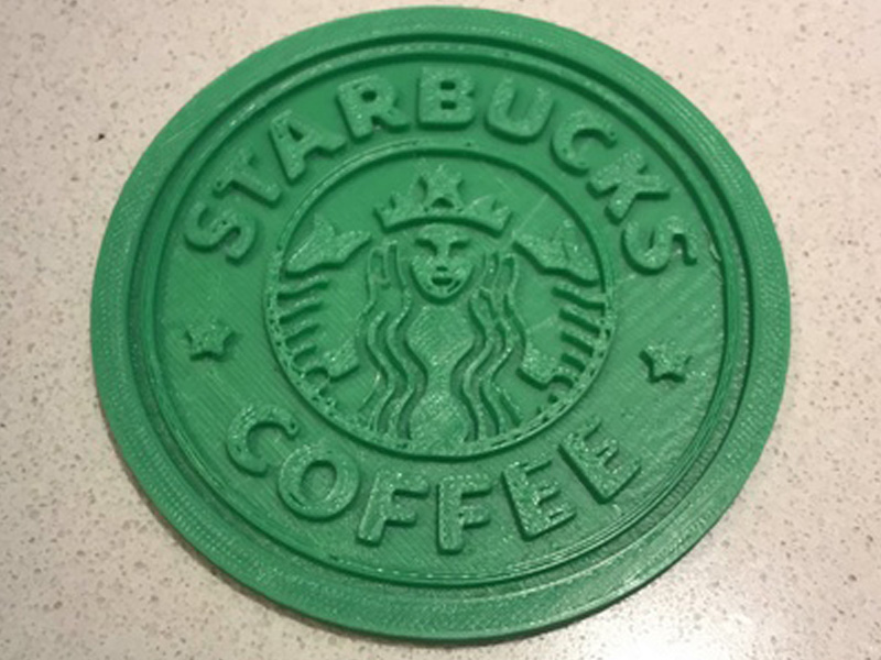 星巴克饮料杯垫3D打印模型免费STL文件下载-深圳市博易特智能科技有限公司