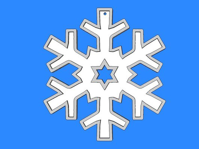 雪花3D打印模型免费STL文件下载-深圳市博易特智能科技有限公司