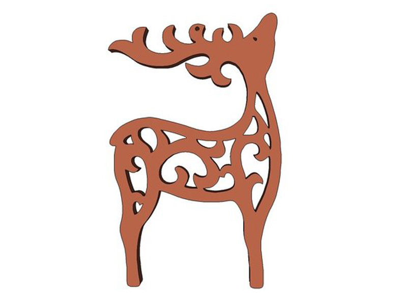鹿装饰品3D打印模型免费STL文件下载-深圳市博易特智能科技有限公司