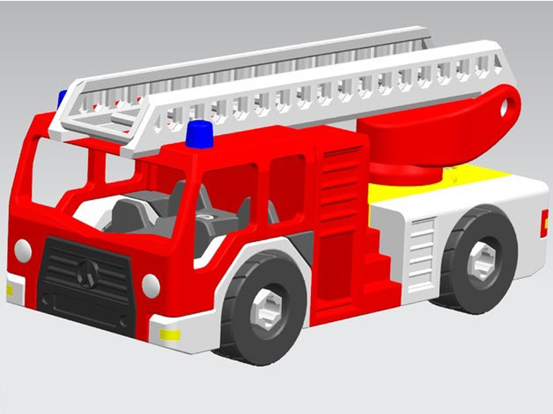 消防车玩具3D打印模型免费STL文件下载-深圳市博易特智能科技有限公司
