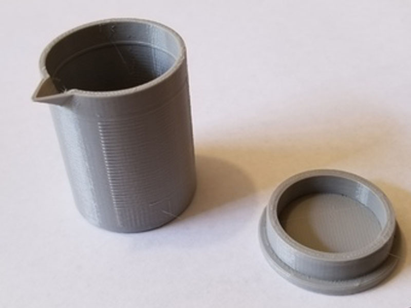 带盖子喷枪涂料混合杯3D打印模型免费STL文件下载-深圳市博易特智能科技有限公司