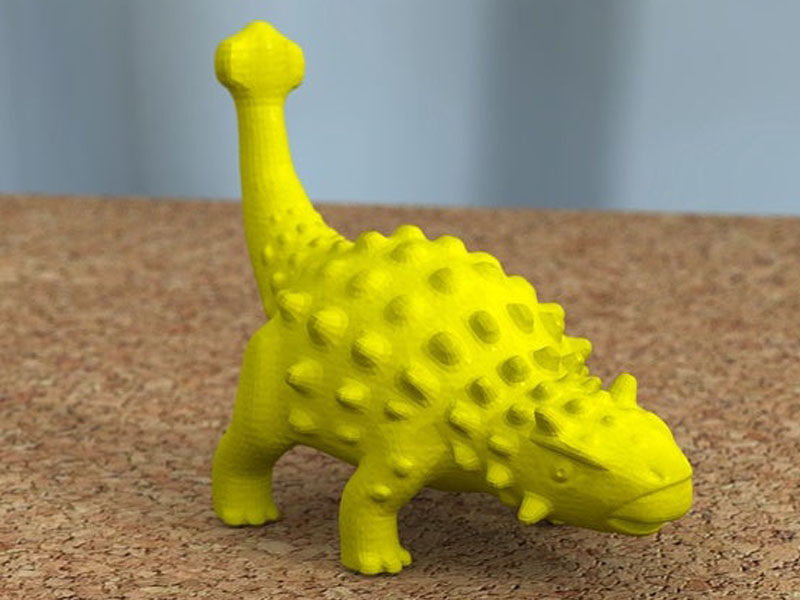 摆尾的甲龙3D打印模型免费STL文件下载-深圳市博易特智能科技有限公司
