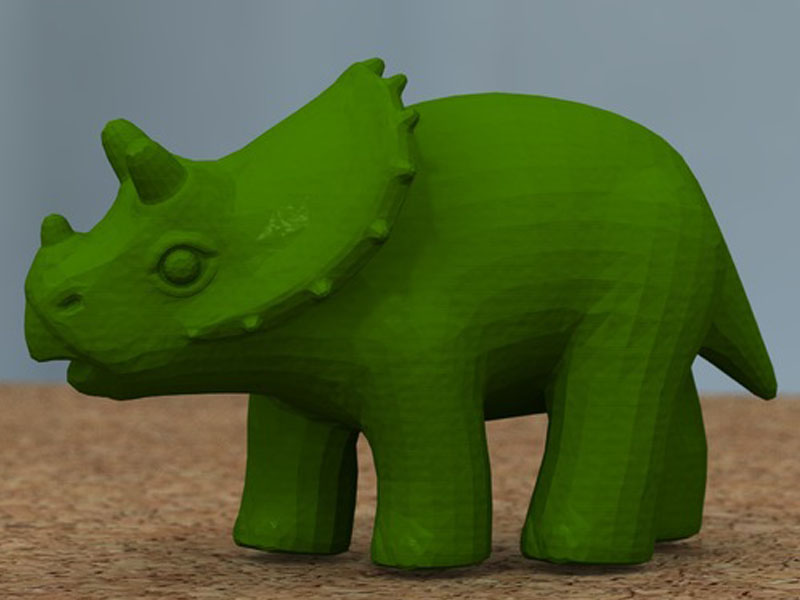 小三角龙3D打印模型免费STL文件下载-深圳市博易特智能科技有限公司
