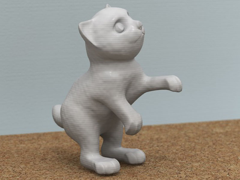 站着的猫3D打印模型免费STL文件下载-深圳市博易特智能科技有限公司
