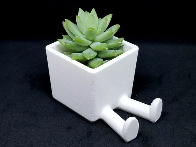 长腿的多肉植物花盆3D打印模型免费STL文件下载-深圳市博易特智能科技有限公司