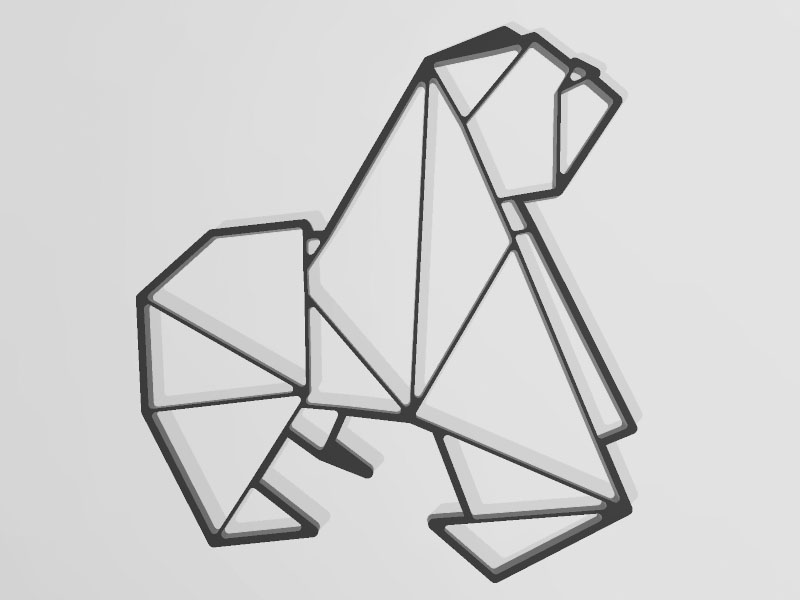 可定制大猩猩3D打印模型免费STL文件下载-深圳市博易特智能科技有限公司