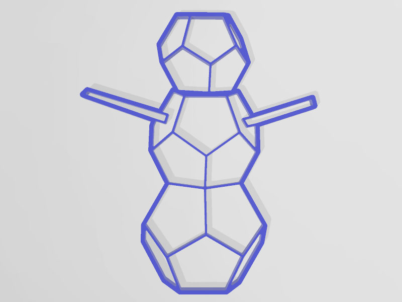 可定制雪人3D打印模型免费STL文件下载-深圳市博易特智能科技有限公司