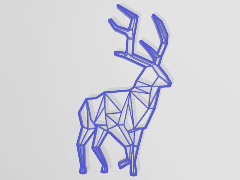 可定制鹿3D打印模型免费STL文件下载-深圳市博易特智能科技有限公司