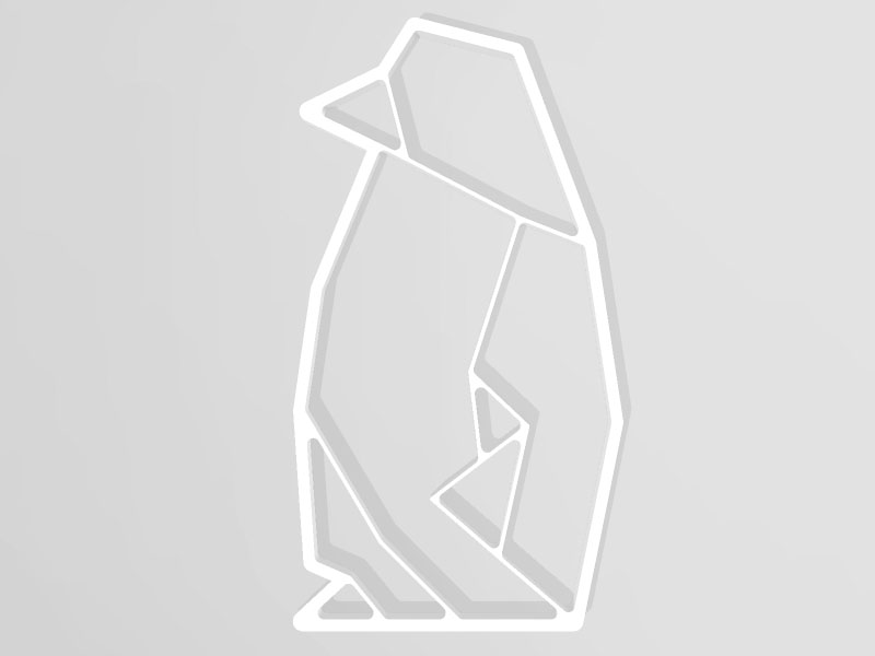 可定制企鹅3D打印模型免费STL文件下载-深圳市博易特智能科技有限公司