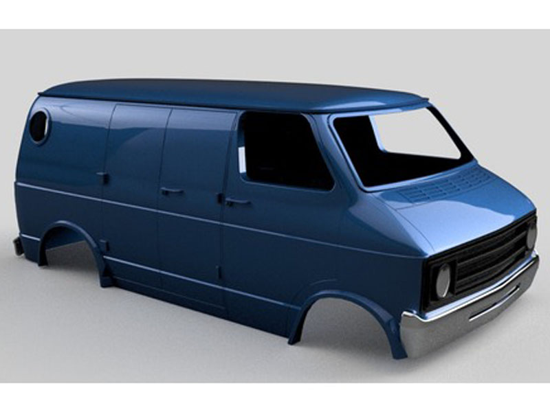 70年代面包车3D打印模型免费STL文件下载-深圳市博易特智能科技有限公司