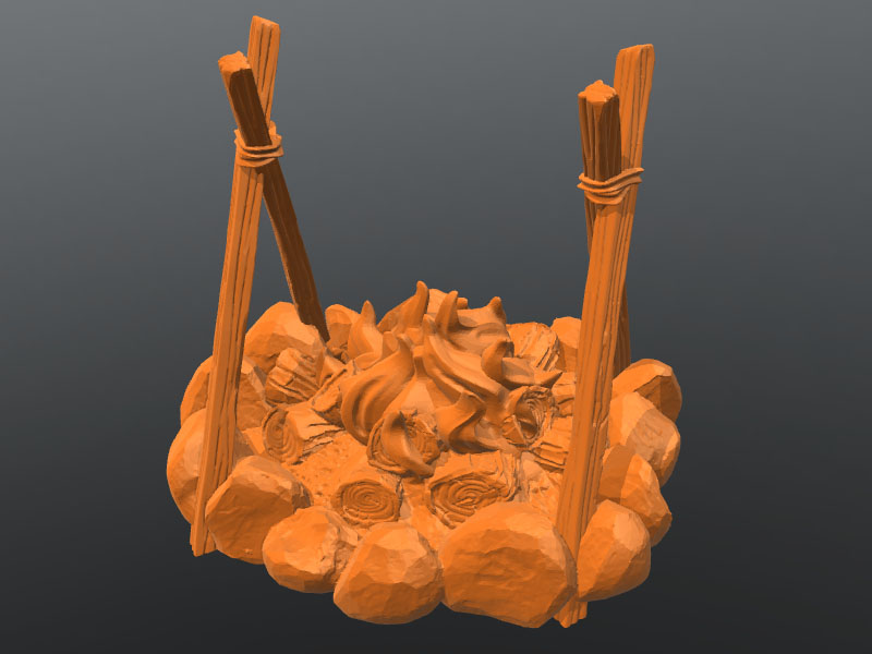 冒险者营地3D打印模型免费STL文件下载-深圳市博易特智能科技有限公司
