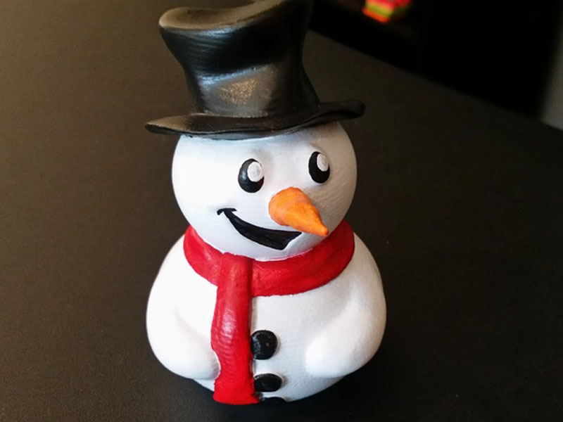 可爱的雪人3D打印模型免费STL文件下载-深圳市博易特智能科技有限公司