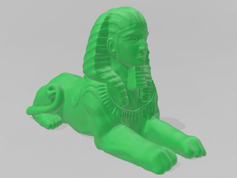 狮身人面像3D打印模型免费STL文件下载-深圳市博易特智能科技有限公司