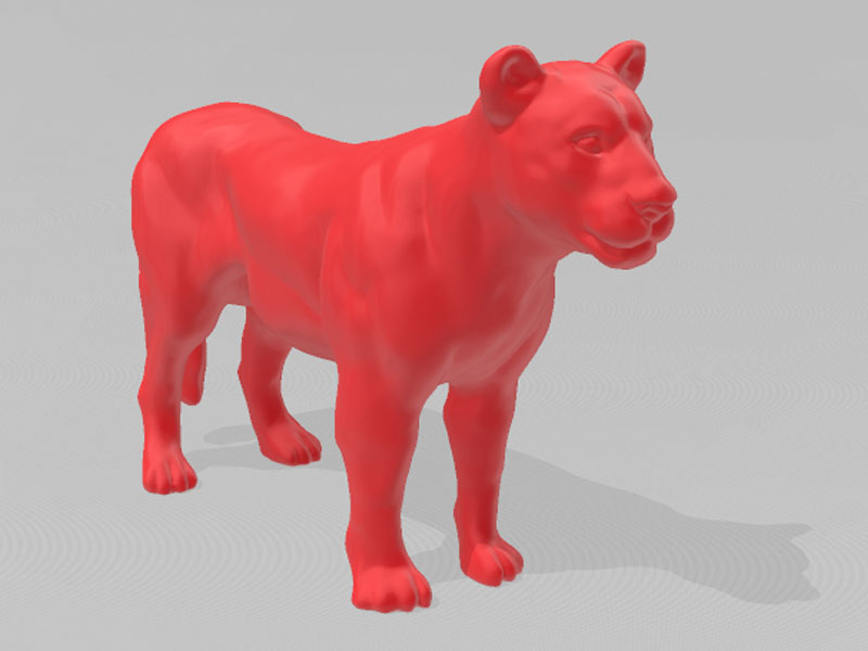 母狮子3D打印模型免费STL文件下载-深圳市博易特智能科技有限公司