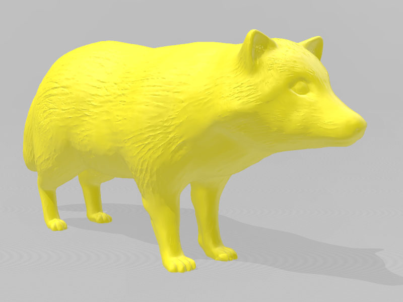 貉3D打印模型免费STL文件下载-深圳市博易特智能科技有限公司