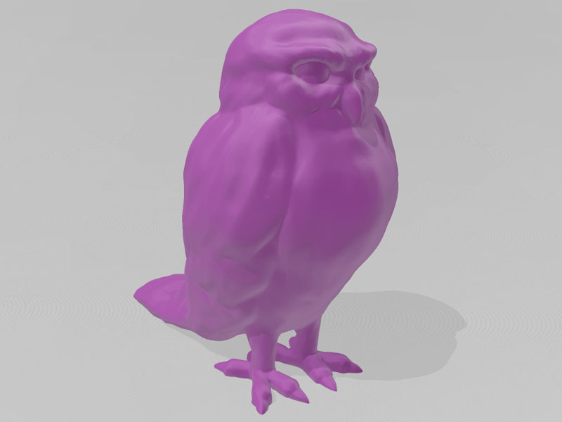 猫头鹰3D打印模型免费STL文件下载-深圳市博易特智能科技有限公司