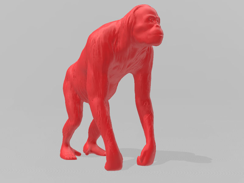 猩猩3D打印模型免费STL文件下载-深圳市博易特智能科技有限公司