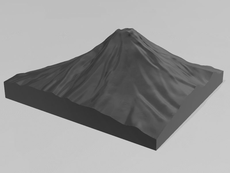 富士山3D打印模型免费STL文件下载-深圳市博易特智能科技有限公司