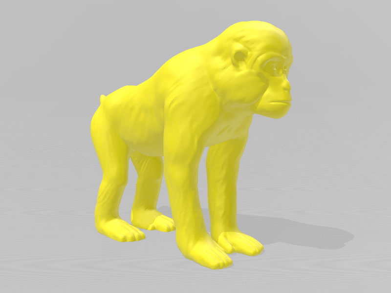 猴子3D打印模型免费STL文件下载-深圳市博易特智能科技有限公司