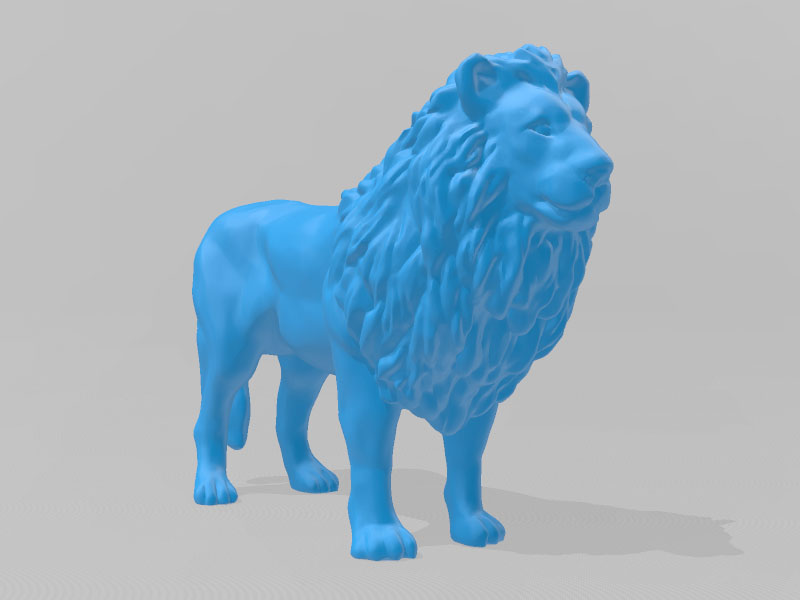 狮子3D打印模型免费STL文件下载-深圳市博易特智能科技有限公司