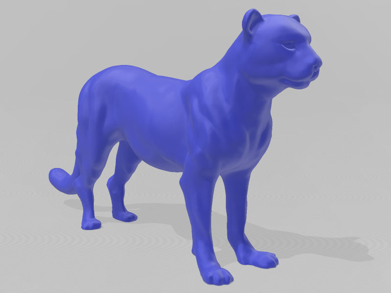 豹3D打印模型免费STL文件下载-深圳市博易特智能科技有限公司