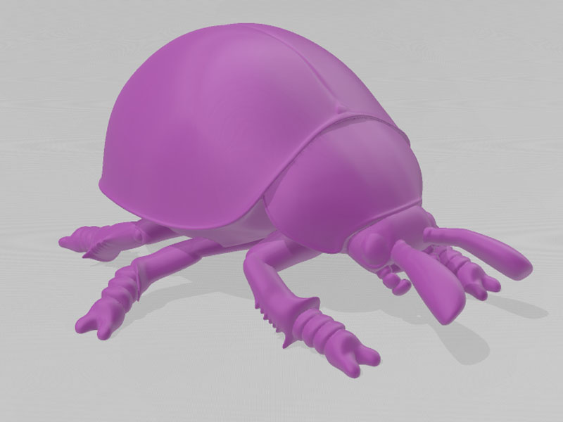 瓢虫3D打印模型免费STL文件下载-深圳市博易特智能科技有限公司