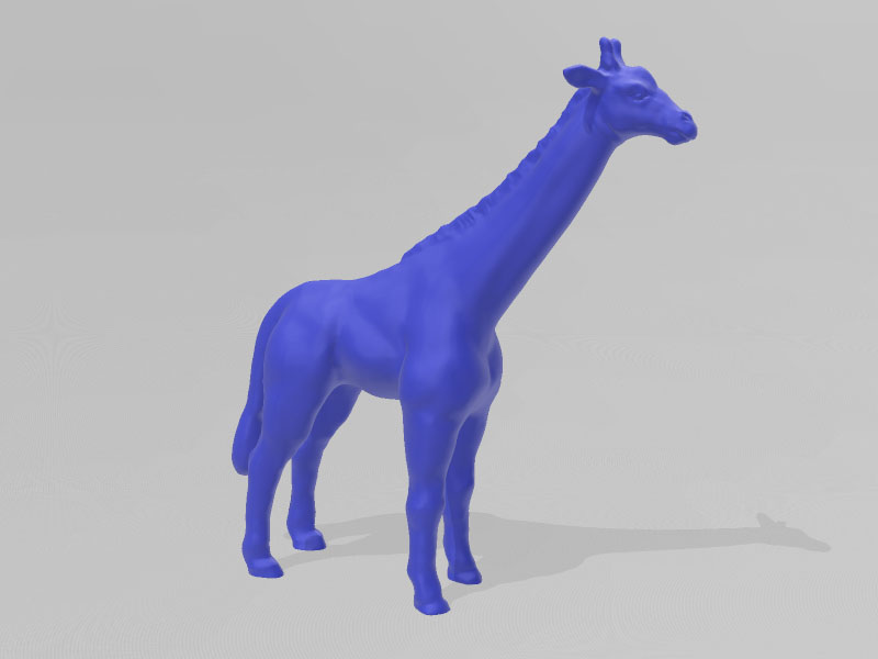 长颈鹿3D打印模型免费STL文件下载-深圳市博易特智能科技有限公司