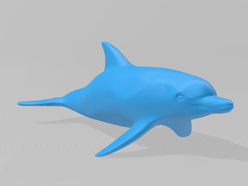 海豚3D打印模型免费STL文件下载-深圳市博易特智能科技有限公司