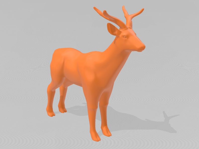鹿3D打印模型免费STL文件下载-深圳市博易特智能科技有限公司
