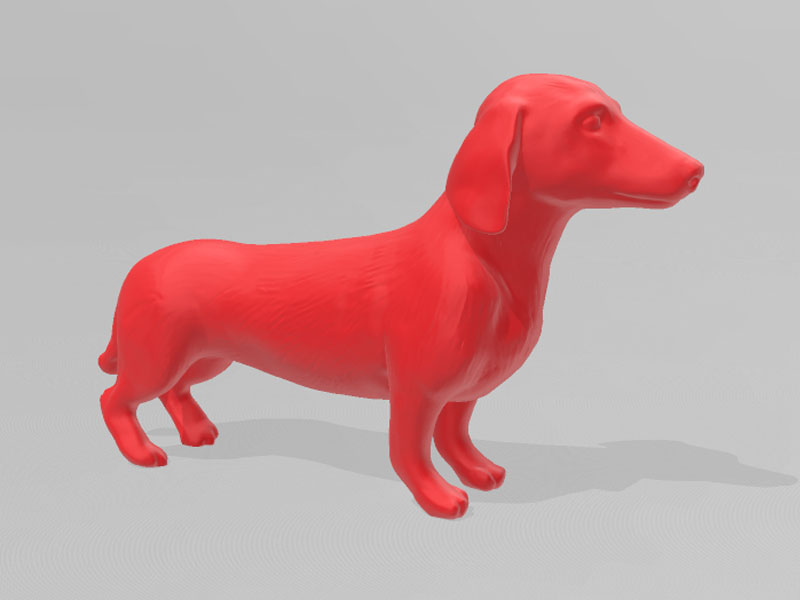 腊肠犬3D打印模型免费STL文件下载-深圳市博易特智能科技有限公司