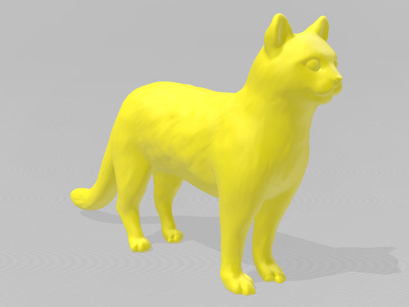 猫3D打印模型免费STL文件下载-深圳市博易特智能科技有限公司