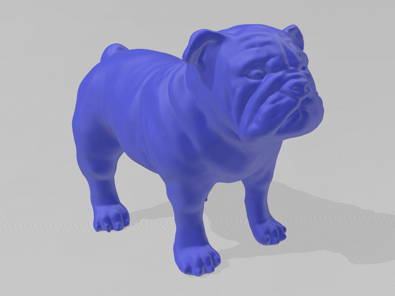 斗牛犬3D打印模型免费STL文件下载-深圳市博易特智能科技有限公司