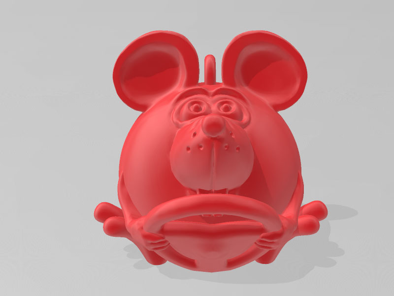 汽车LOGO老鼠3D打印模型免费STL文件下载-深圳市博易特智能科技有限公司