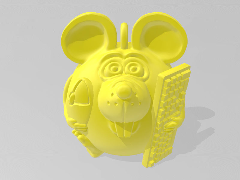 程序员老鼠3D打印模型免费STL文件下载-深圳市博易特智能科技有限公司