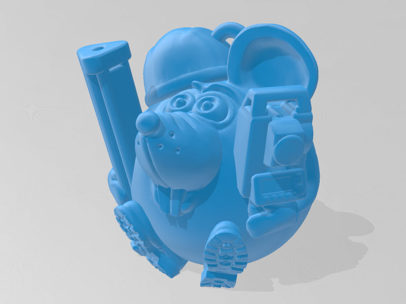 测量员老鼠3D打印模型免费STL文件下载-深圳市博易特智能科技有限公司