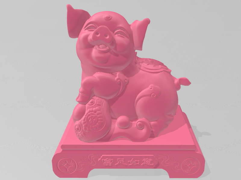 幸运猪3D打印模型免费STL文件下载-深圳市博易特智能科技有限公司