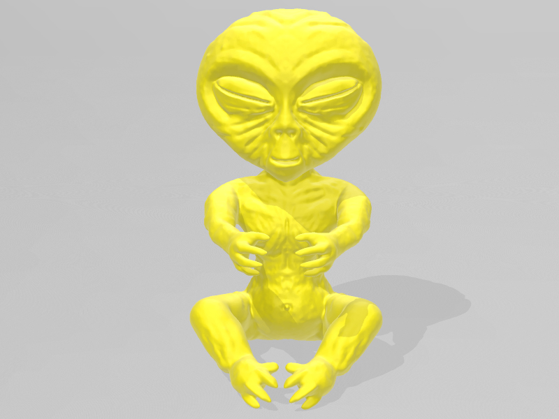外星人宝宝3D打印模型免费STL文件下载-深圳市博易特智能科技有限公司