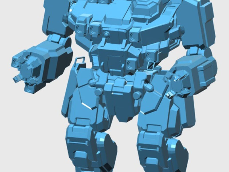 机甲战士Thunderbolt(霹雳)3D打印模型免费STL文件下载-深圳市博易特智能科技有限公司
