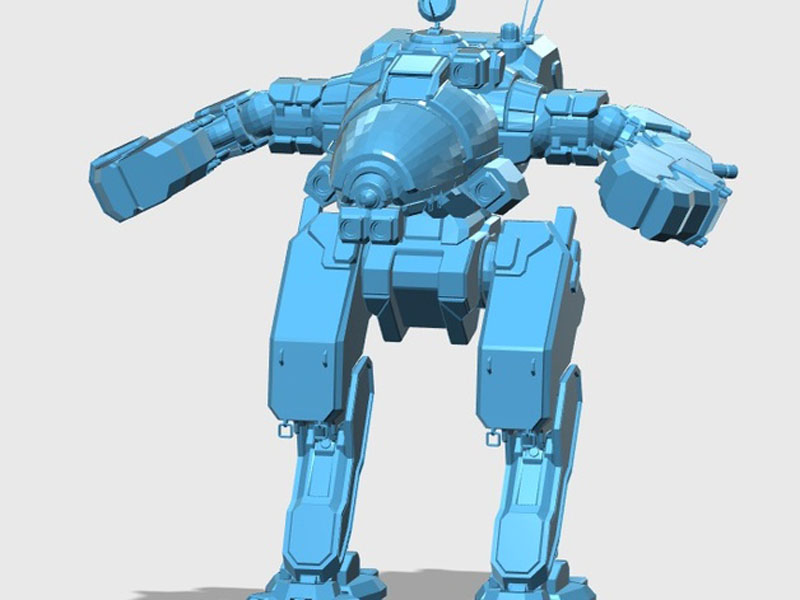 机甲战士Crab  3D打印模型免费STL文件下载-深圳市博易特智能科技有限公司