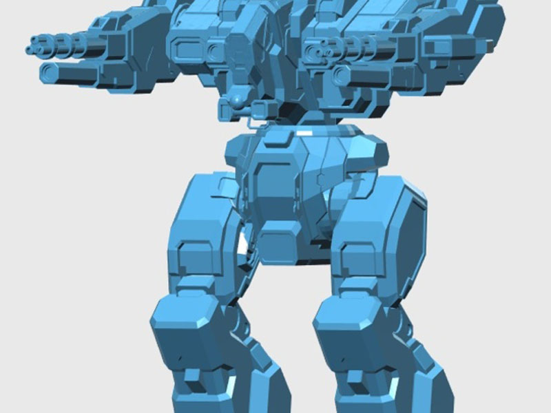 机甲战士Rifleman  3D打印模型免费STL文件下载-深圳市博易特智能科技有限公司