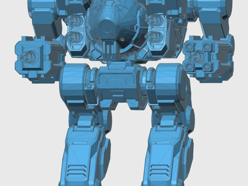 机甲战士DireWolf  3D打印模型免费STL文件下载-深圳市博易特智能科技有限公司